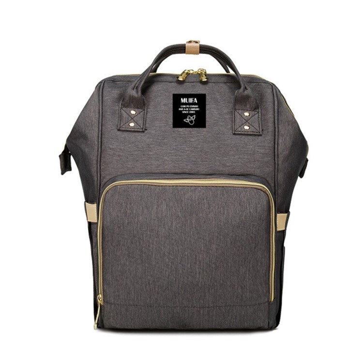 YIWAN Oxford Cloth Mummy Maternity Rucksack Handbag - Dark Grey-1