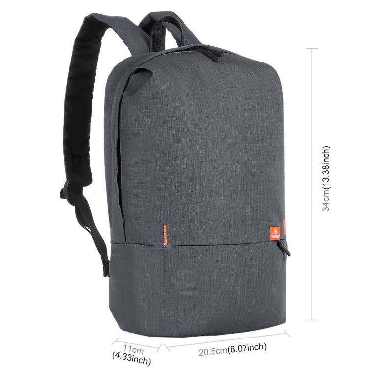 HAWEEL Polyester Wasserdichte Schultasche Laptop Rucksack - Grau-3