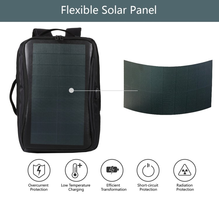 HAWEEL HWL2170 USB Solar Power Laderucksack-8