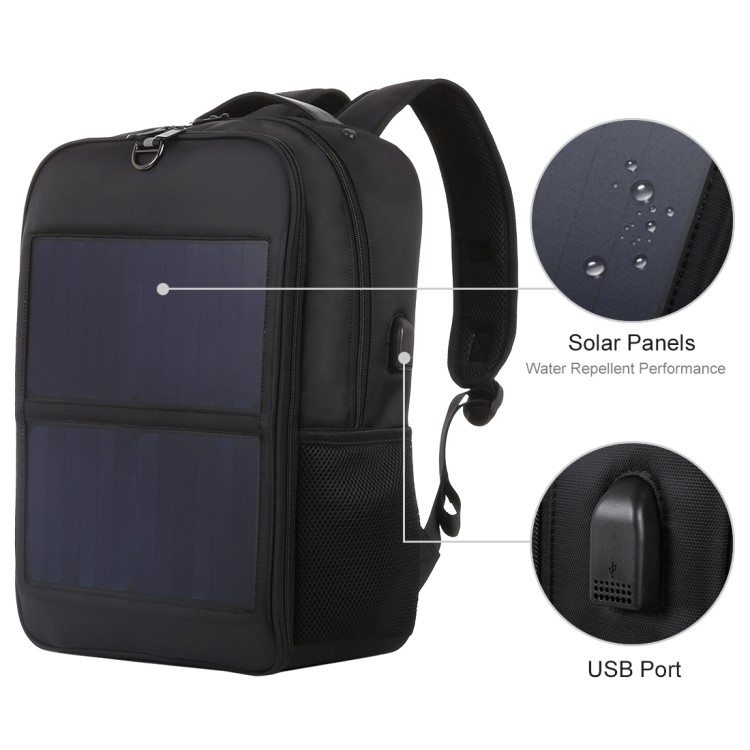 HAWEEL HWL2180 14W USB Solar Power Laderucksack-5