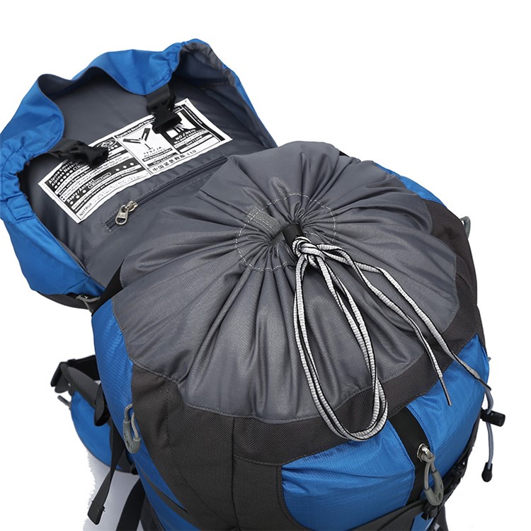 Hiking Backpack 65L-Hiking & Travel Backpack with Rain Cover for Hiking, Traveling, Camping - Blue-22