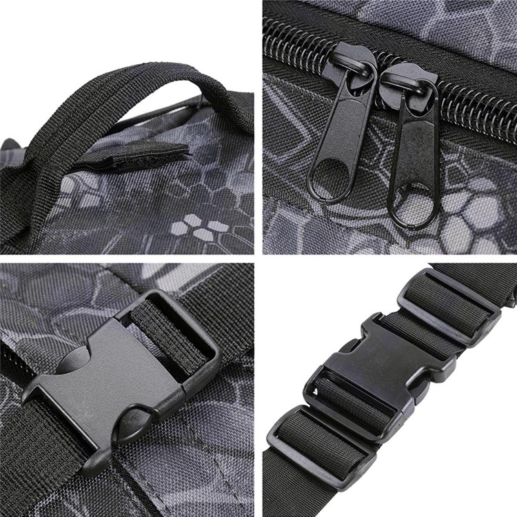Tático Ao Ar Livre Sacos Combinados Set 55L Grande Capacidade Multifuncional Mochila Tático À Prova D 'água Sacos Práticos Militares - Preto-7