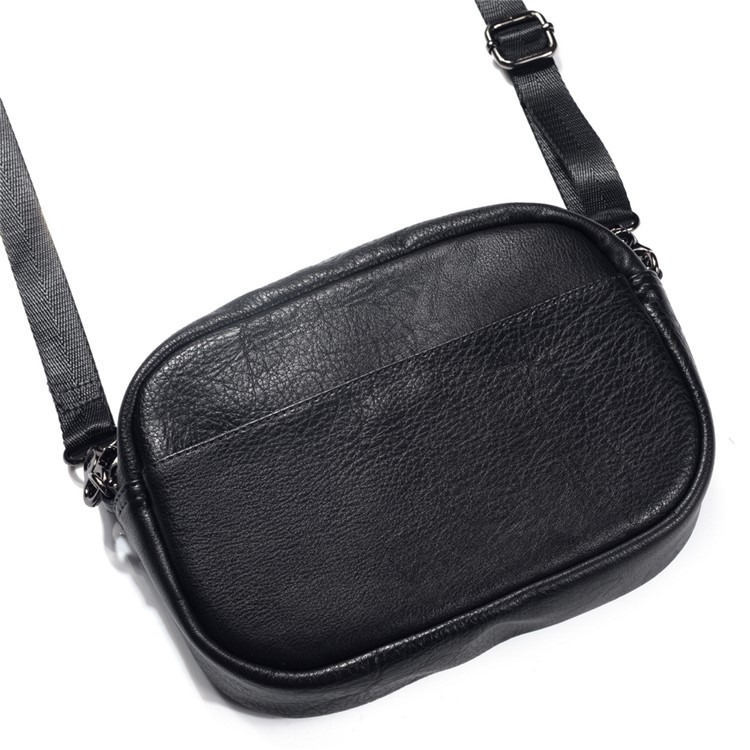 Women's Crossbody Bag Satchel Shoulder Bag Handbag Mini Practical Fashionable Clutch Purse Pouch (Horizontal Style) - Black-7