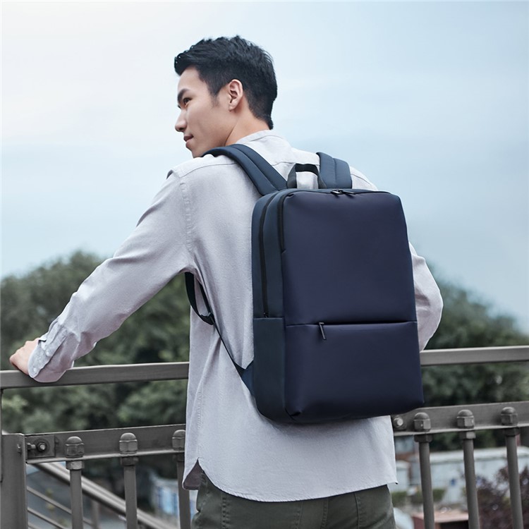 XIAOMI Backpack Business Style Travel Shoulders Bag Laptop Backpack - Black-7