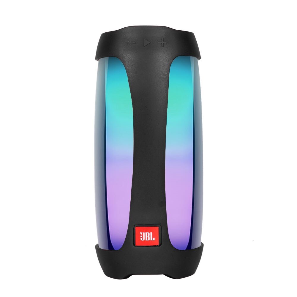 Soft Silicone Case for JBL Pulse 4 Bluetooth Speaker - Black-2