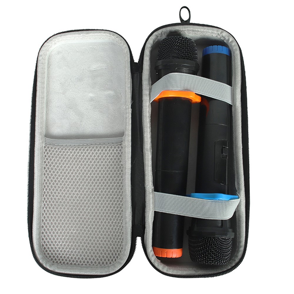 For JBL PartyBox Encore Essential Speaker Carrying Case Portable Storage Bag with Microphone Pouch - Black / Grey-15