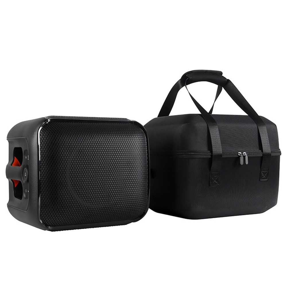 For JBL PartyBox Encore Essential Speaker Carrying Case Portable Storage Bag with Microphone Pouch - Black / Grey-8