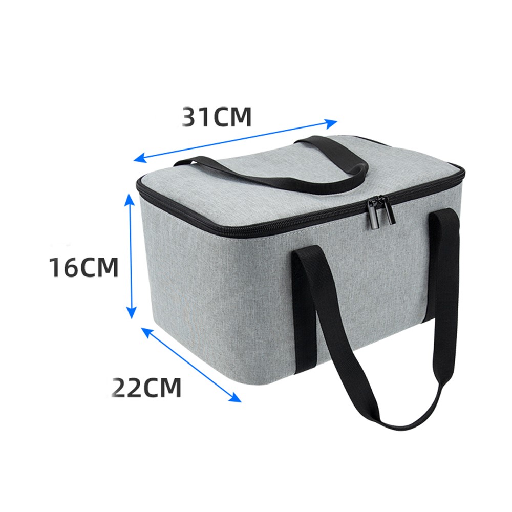 For GIMI H3S Home Projector Dustproof Storage Bag Easy Carrying Case Foldable Scratch-resistant Organizer Bag-8