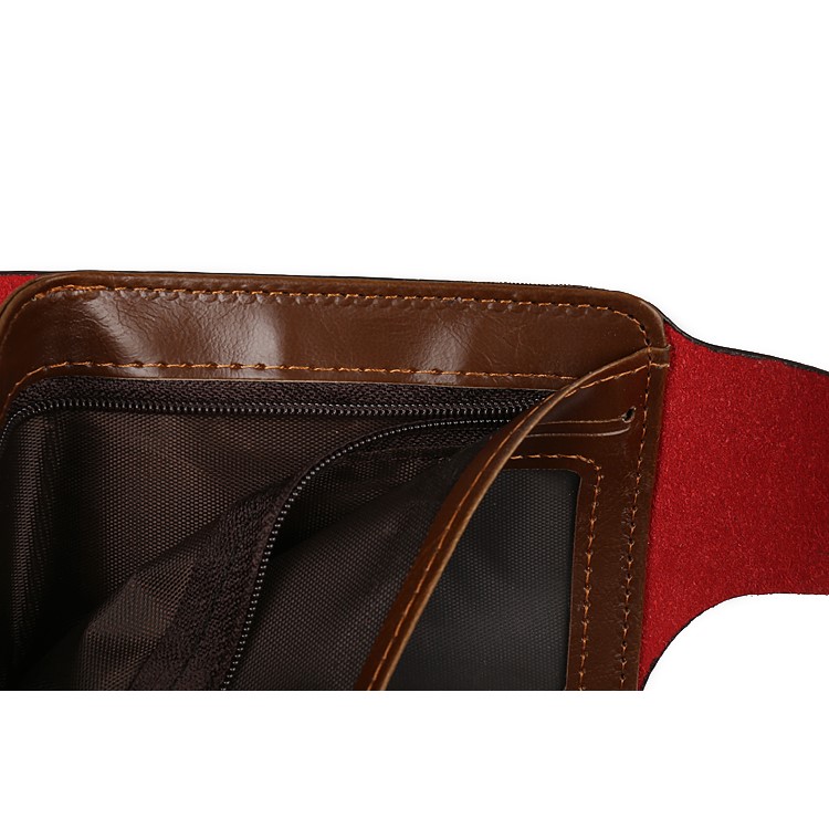GUBINTU HF236 Fashion Retro Crazy Horse PU Leather Tri-fold Men Magnetic Wallet Purse-10