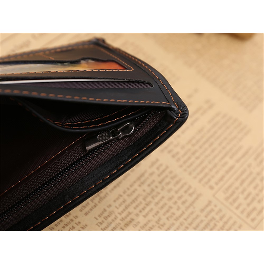 GUBINTU G009-1 Ultra-thin PU Leather Fashion Men's Short Wallet Purse-10
