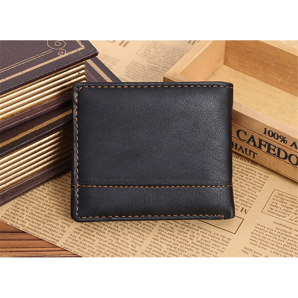 GUBINTU G009-1 Ultra-thin PU Leather Fashion Men's Short Wallet Purse-15