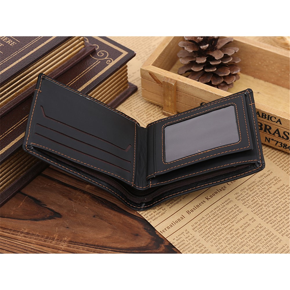 GUBINTU G009-1 Ultra-thin PU Leather Fashion Men's Short Wallet Purse-4