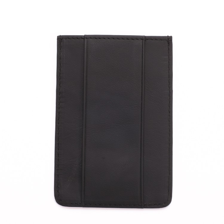GUBINTU G111 Anti-vol RFID Protégé En Cuir Véritable Carte De Crédit Argent Porte-poche ID - Noir-14