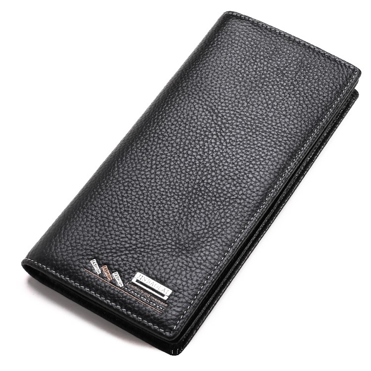 Retro Style Bi-fold Top Layer Cowhide Leather Card Slots Wallet for Men - Black-2