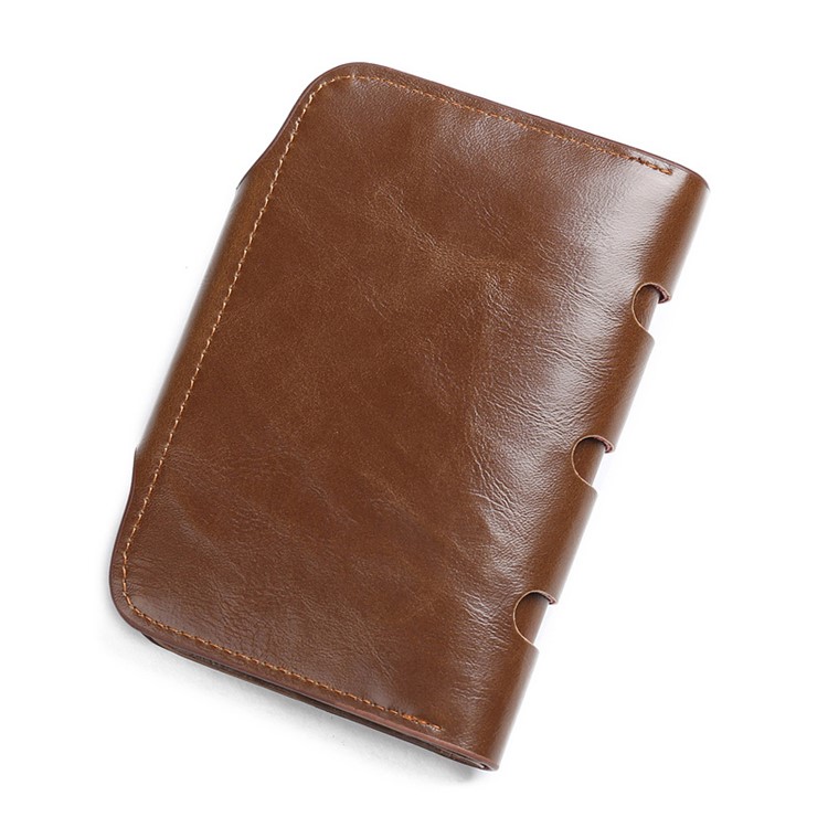 High Quality PU Leather Card Slots Triple-folded Wallet Purse for Men-2