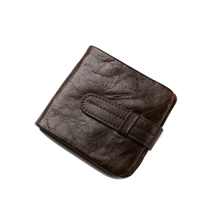 Men's Multi-functional Genuine Leather Bi-fold Wallet with Secure Belt-2