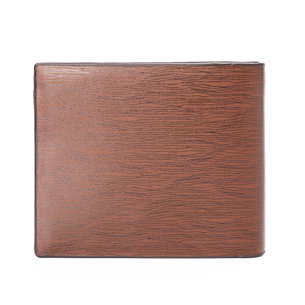 JINBAOLAI Multipurpose PU Leather Vintage Tri-fold Men's Short Wallet - Horizontal Style-2
