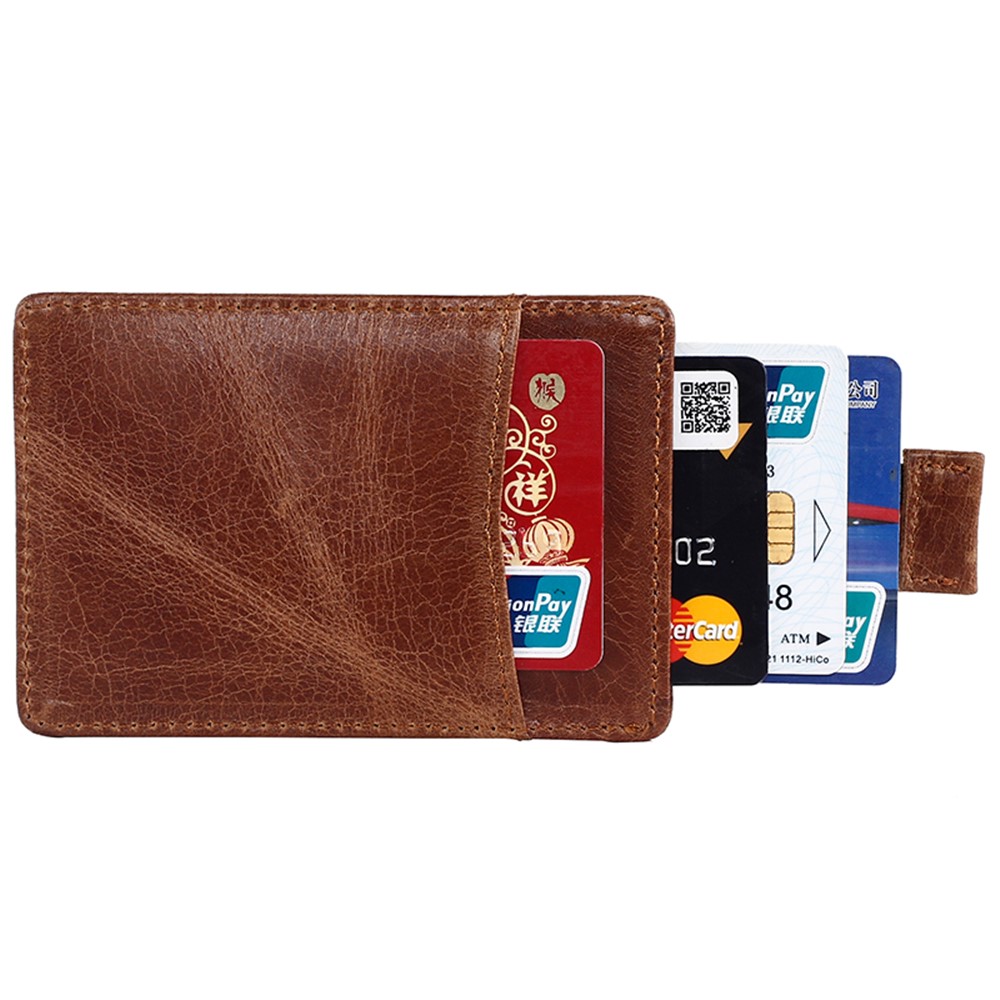 GUBINTU Men's Genuine Leather Anti-scan Card Slots Purse Wallet-6