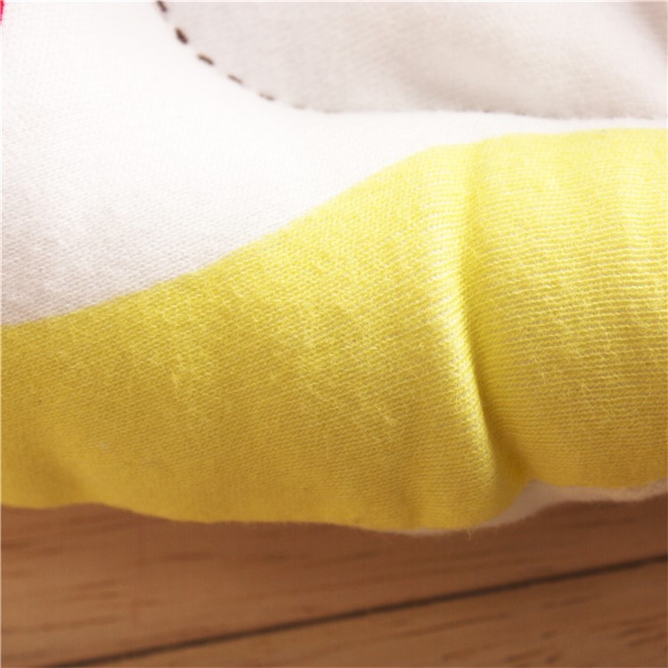 Cute Cartoon Monkey Shape Soft Baby Head-shaping Flat Head Prevention Pillow - Yellow-3