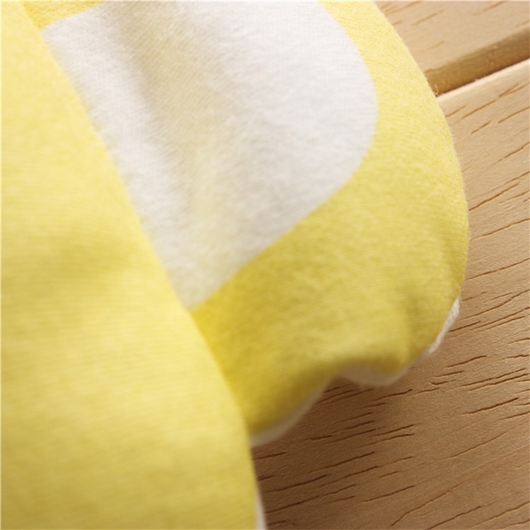 Cute Cartoon Monkey Shape Soft Baby Head-shaping Flat Head Prevention Pillow - Yellow-6