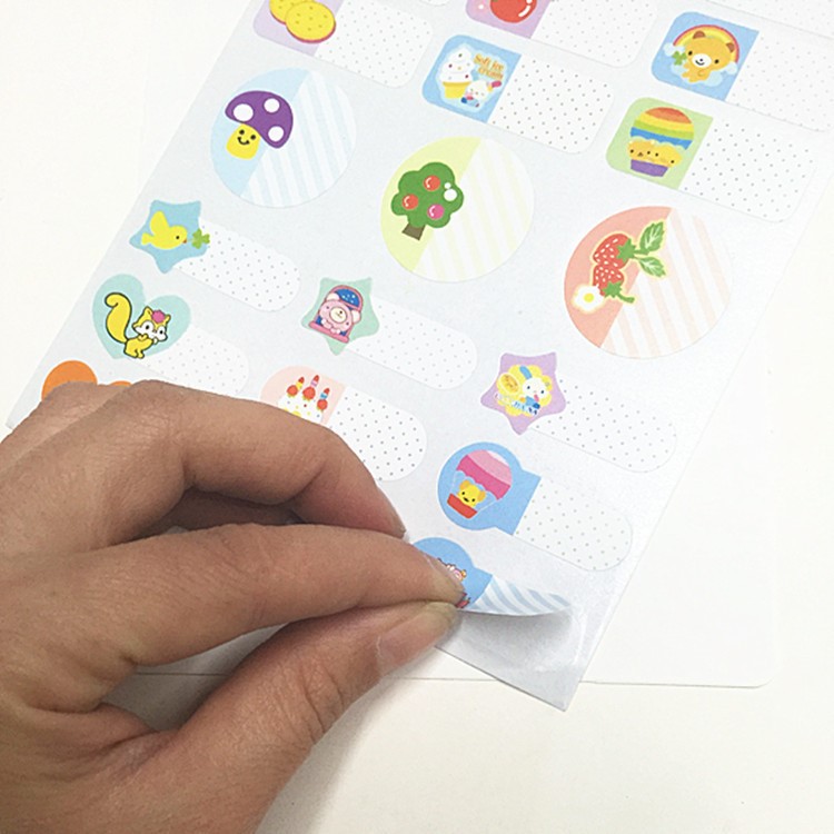 5Pcs/Set Cartoon Kindergarten Bottle Name Tags Labels Paper Stickers for Kids Children - Random-4