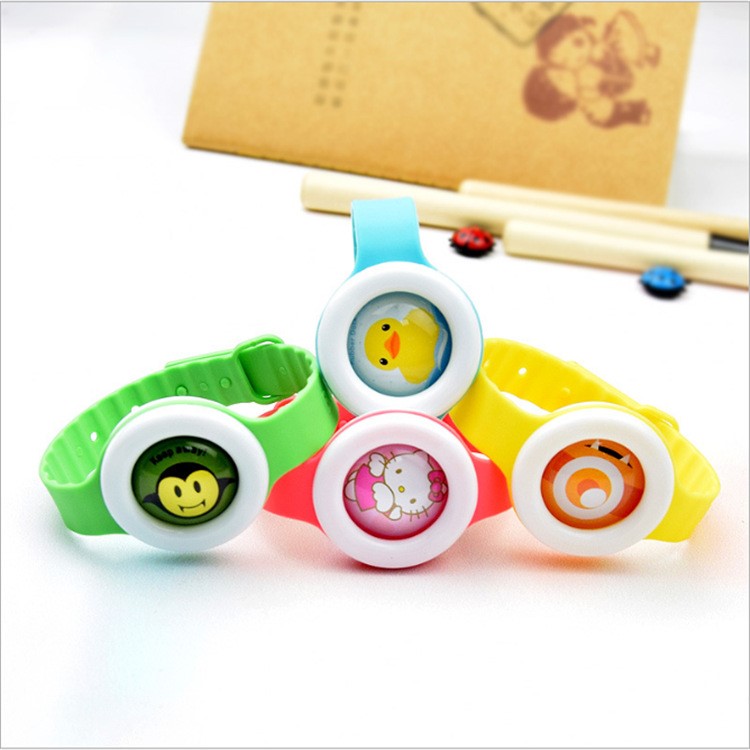 Cute Cartoon Baby Anti-mosquito Wristband Non-toxic Children Repellent Bracelet - Random Color-1