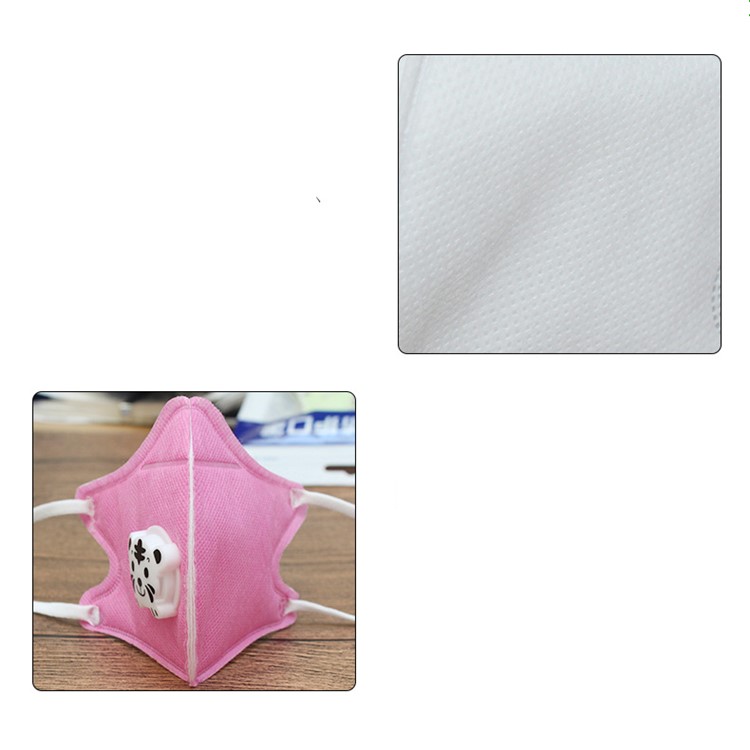 2PCS/Set Children Cartoon Non-woven Anti-fog Disposable Masks - Pink-2