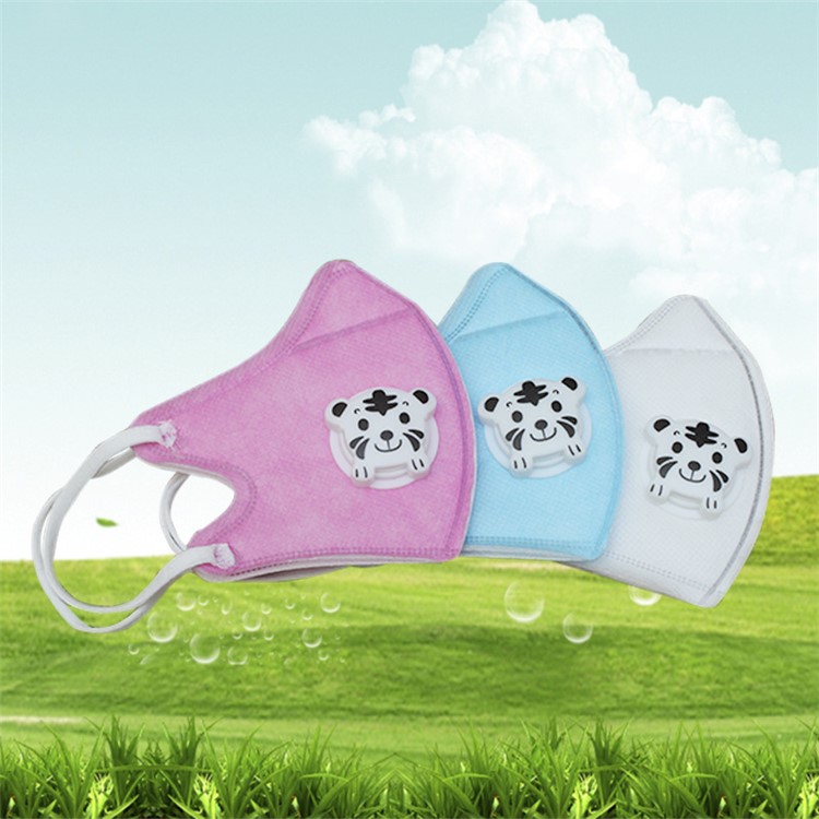 2PCS/Set Children Cartoon Non-woven Anti-fog Disposable Masks - Pink-5