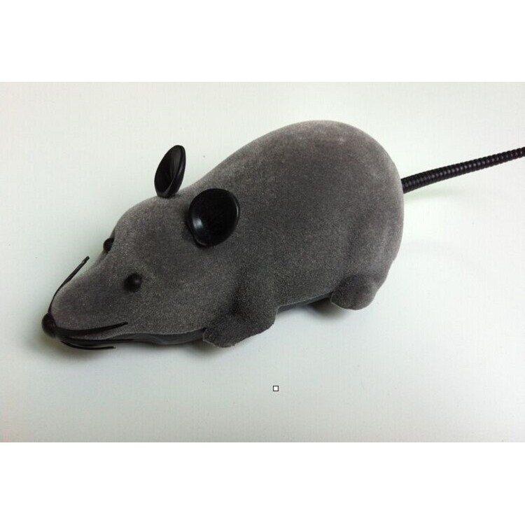 Funny Wireless Remote Control Electronic Mouse Tricky Toy for Cats Dogs Pets Kids - Black-11