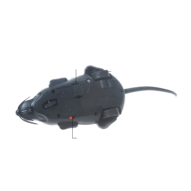 Funny Wireless Remote Control Electronic Mouse Tricky Toy for Cats Dogs Pets Kids - Black-8