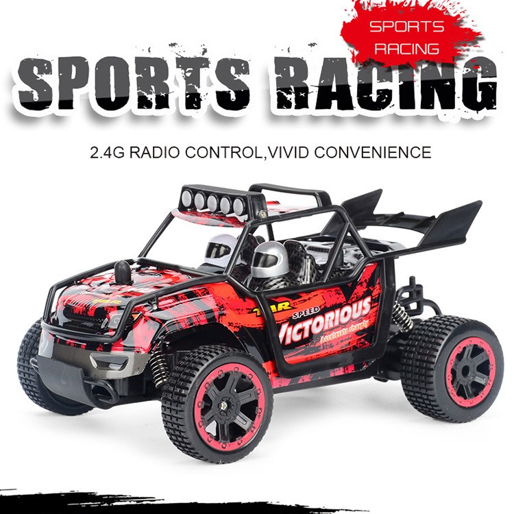 2.4G Radio Control Sports Racing Car High Speed Off-Road RC Racing Vehicles - Red-1