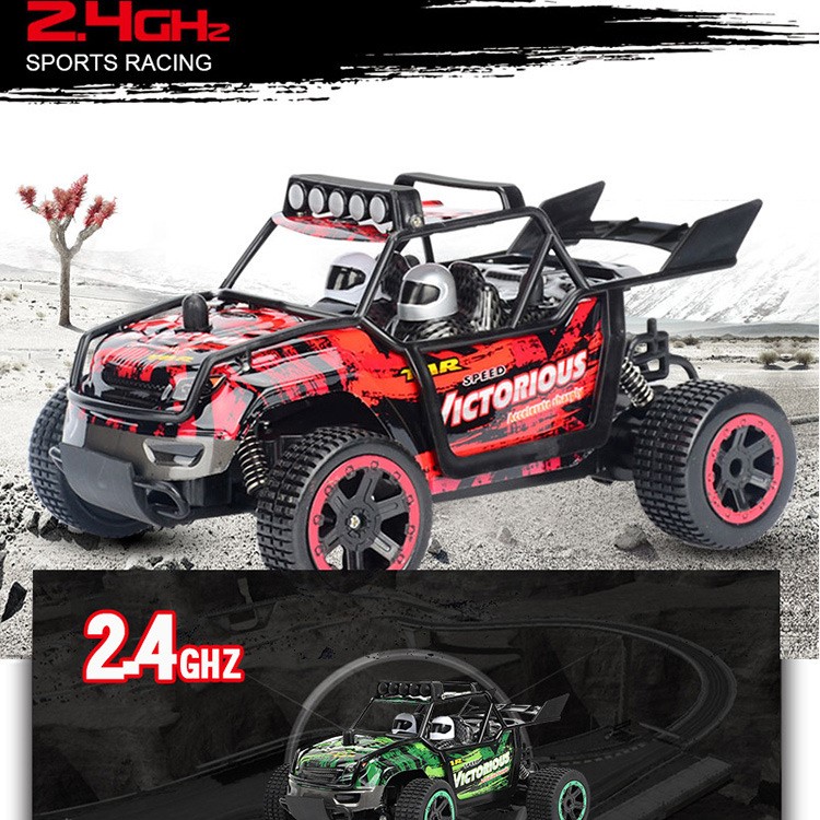 2.4G Radio Control Sports Racing Car High Speed Off-Road RC Racing Vehicles - Red-2