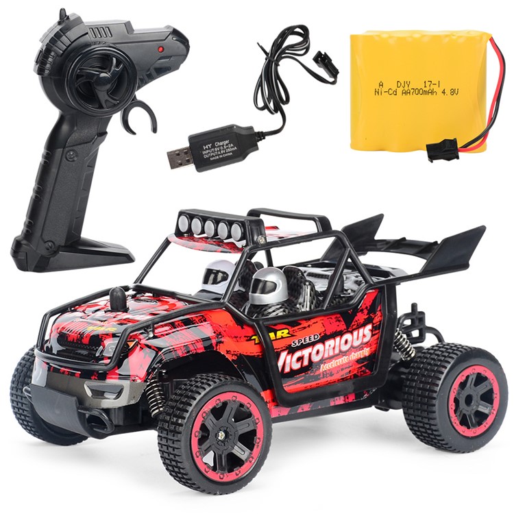 2.4G Radio Control Sports Racing Car High Speed Off-Road RC Racing Vehicles - Red-6