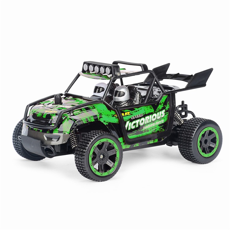 2.4G Remote Control High Speed Off-Road RC Racing Car 4-Wheel Drive - Green-1
