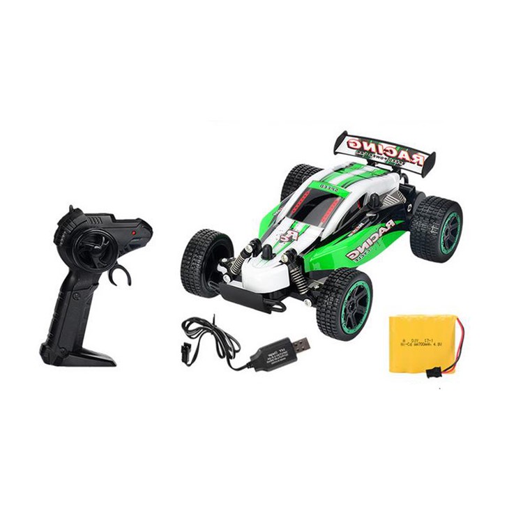 2.4G Remote Control High Speed Racing Car 1:18 Drift RC Vehicle - Green-3