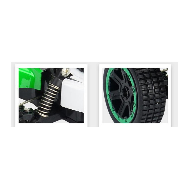 2.4G Remote Control High Speed Racing Car 1:18 Drift RC Vehicle - Green-4