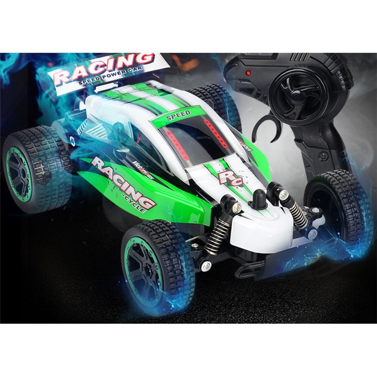 2.4G Remote Control High Speed Racing Car 1:18 Drift RC Vehicle - Green-8