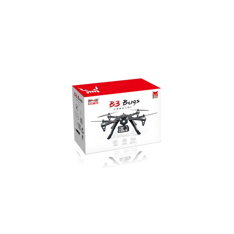 MJX B3 Bugs 3 Brushless 2.4G 6-Axis Gyro RC Drone with C4000 1080P HD Sports Camera - US Plug-11