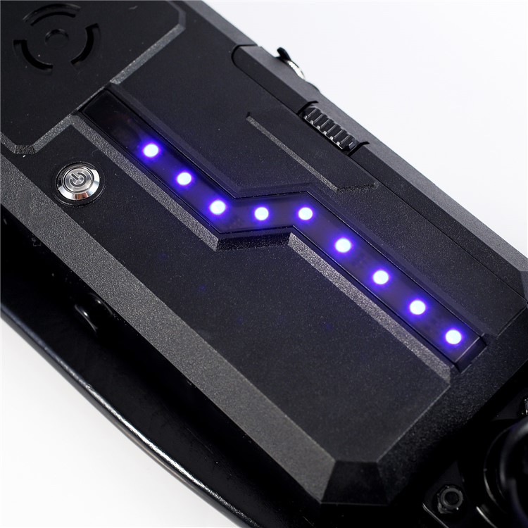 Portable Remote Control Skateboard 4400mAh Battery Powered 4-wheel Electric Slide Board - Black / US Plug-10