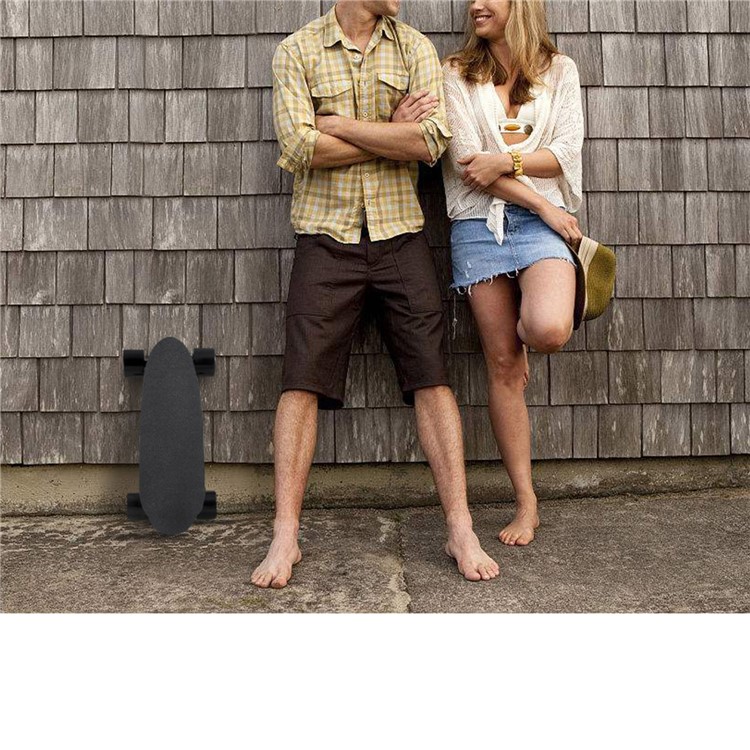 Portable Remote Control Skateboard 4400mAh Battery Powered 4-wheel Electric Slide Board - Black / US Plug-21