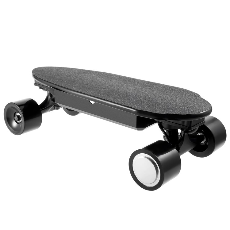 Portable Remote Control Skateboard 4400mAh Battery Powered 4-wheel Electric Slide Board - Black / US Plug-3