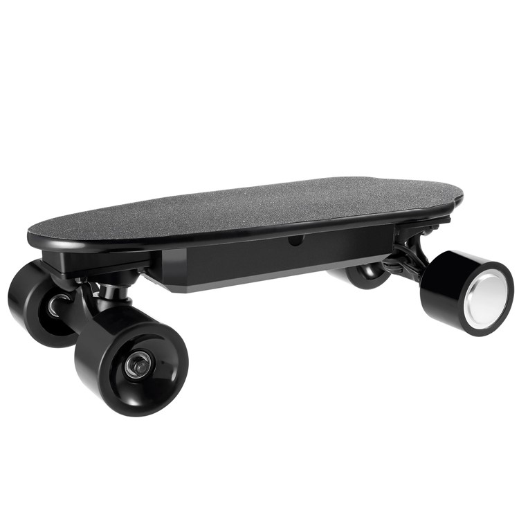 Portable Remote Control Skateboard 4400mAh Battery Powered 4-wheel Electric Slide Board - Black / US Plug-5