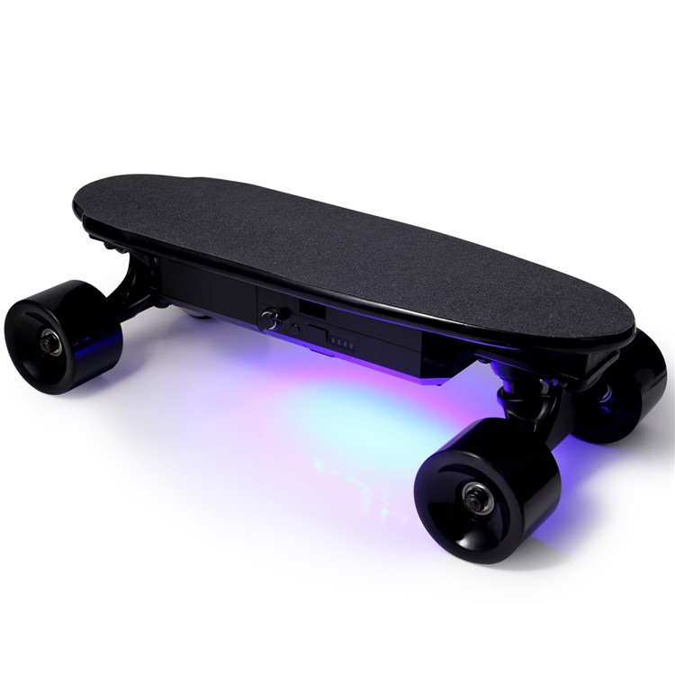 Portable Remote Control Skateboard 4400mAh Battery Powered 4-wheel Electric Slide Board - Black / US Plug-9