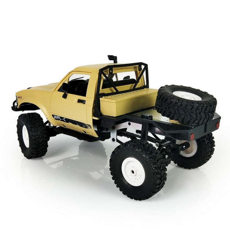 Off Road 1/16 Scale 2.4G Remote Control Car 4CH RTR 4WD RC Car Toy - Yellow-2