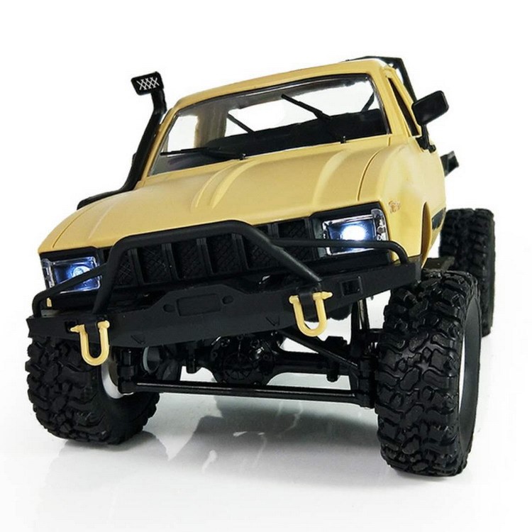 Off Road 1/16 Scale 2.4G Remote Control Car 4CH RTR 4WD RC Car Toy - Yellow-3