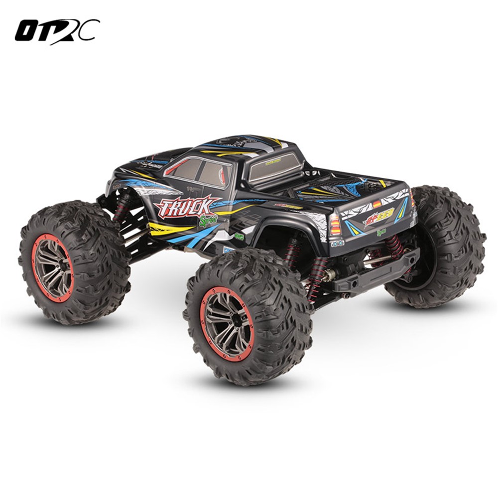 9125 1:10 Scale Four-wheel Drive 2.4GHz Off-road Truck High-speed RC Car - Blue / EU Plug-6