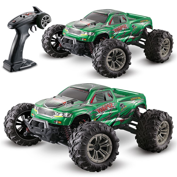 9130 1/16 Scale 2.4G Remote Control 4WD Off Road Car Toy - Green/EU Plug-2