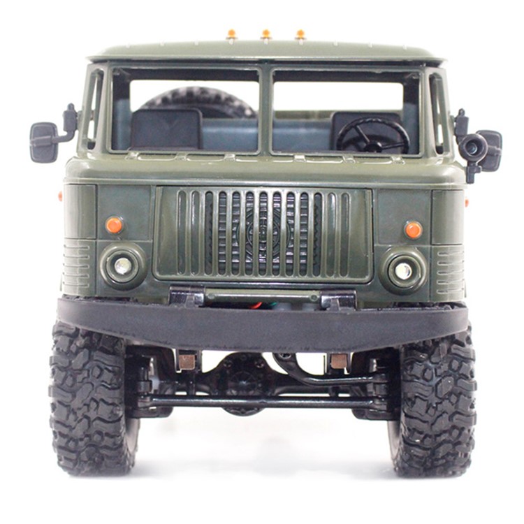 WPL B-24 1/16 Scale Remote Control Military Truck 4-wheel RC Car Model Gift Toy - Army Green-2