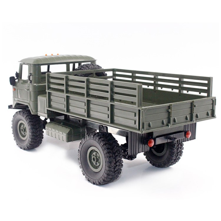 WPL B-24 1/16 Scale Remote Control Military Truck 4-wheel RC Car Model Gift Toy - Army Green-3