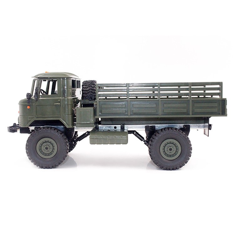 WPL B-24 1/16 Scale Remote Control Military Truck 4-wheel RC Car Model Gift Toy - Army Green-4